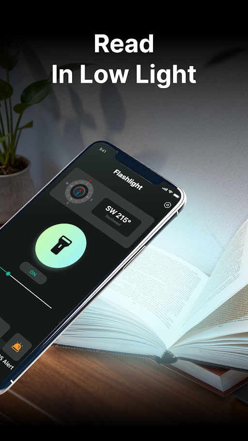 Bright Flashlight LED — read in low light